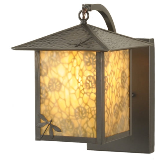 Meyda Tiffany 63270 14" Tall Wall Sconce - Brown