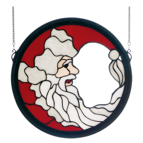 Meyda Tiffany - 65263 - Window - Santa Claus - Zasdy Rd Ca Lt Peach