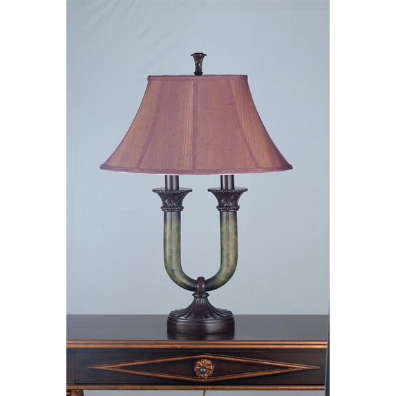 29"H Cypress Fabric Table Lamp