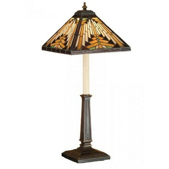 Meyda Tiffany 66532 Nuevo Mission Buffet Lamp, 24.5" H