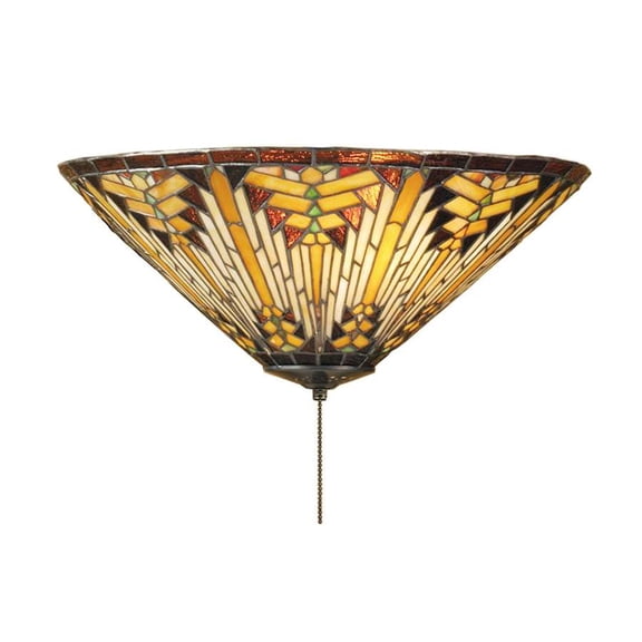 Meyda Lighting 17"W NUEVO Mission Flushmount