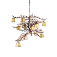 thumbnail image 1 of Meyda Tiffany 67904 48" W Pine Branch Valley View 12 Light Chandelier - Rust / Wrought, 1 of 1