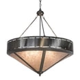 thumbnail image 1 of Meyda Tiffany 68317 Craftsman Prime 6 Light 36" Wide Pendant - Silver, 1 of 4