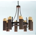 thumbnail image 1 of Meyda Tiffany 68946 Candle Drop 8 Light 36" Wide Chandelier - Natural Rust, 1 of 1