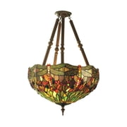 4 Tiffany Hanginghead Semi-Flushmount