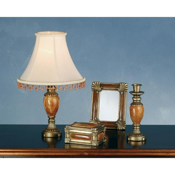 Meyda Tiffany 69537 Lamp Sets From The Boca Raton Collection - Brass