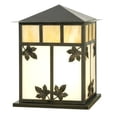 thumbnail image 1 of Meyda Tiffany 70253 Seneca 2 Light 15" Tall Pier Mount Post Light - Brown, 1 of 3