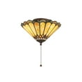 thumbnail image 1 of Meyda Tiffany 71007 Carousel 3 Light 12" Wide Semi-Flush Ceiling Fixture - MultiColor, 1 of 4