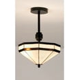 thumbnail image 1 of Meyda Tiffany 72560 Top Ridge 3 Light 14" Wide Semi Flush Ceiling Fixture - Bronze, 1 of 6