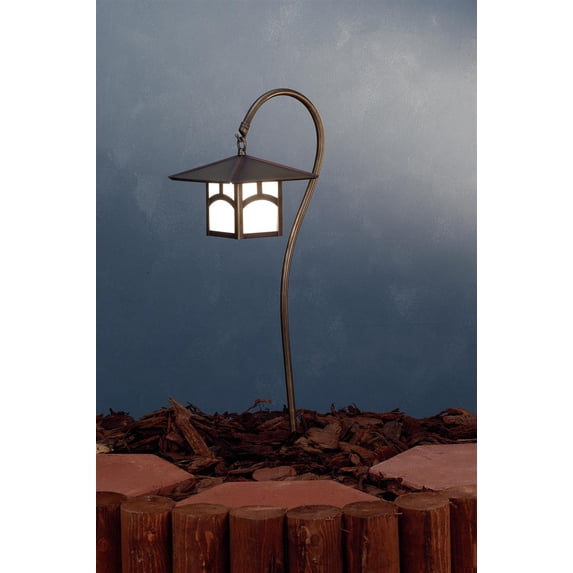 Meyda Tiffany 73543 1 Light Landscape Path Light - Antique