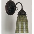 thumbnail image 1 of 5"W Geometric Green Wall Sconce, 1 of 2