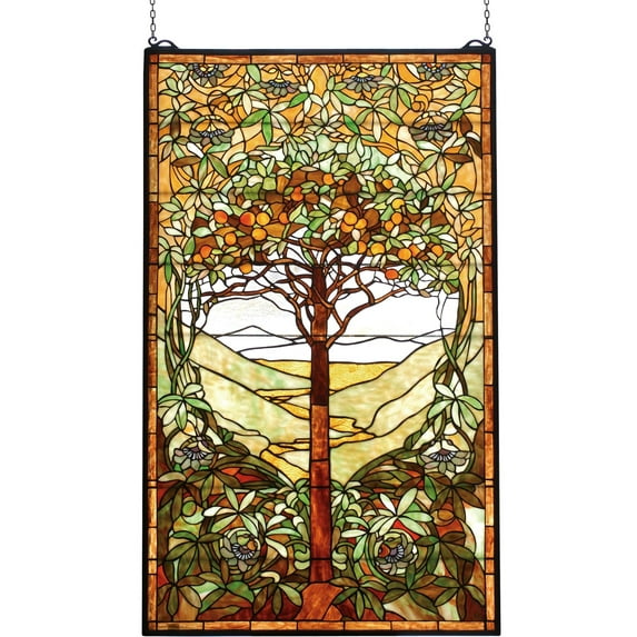 Meyda Tiffany 74065 Stained Glass Tiffany Window From The Tiffany Reproductions Collection