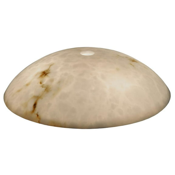 Meyda Lighting 20"W Corinth White Marble Shade