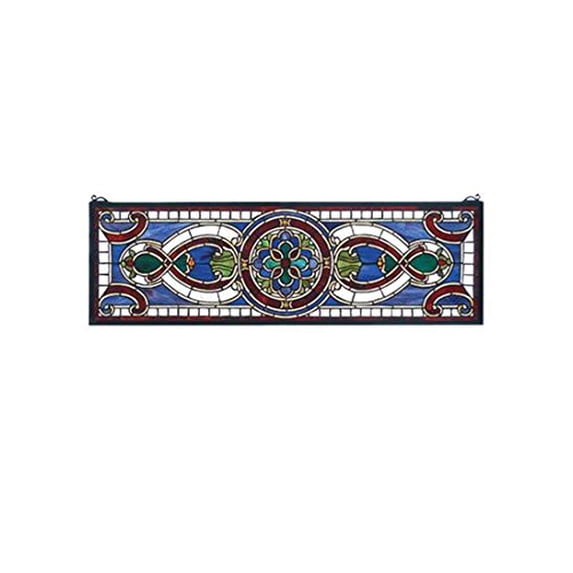 Meyda Tiffany 77907 Stained Glass Tiffany Window From The Transom Windows Collection -