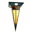 thumbnail image 1 of Meyda Tiffany 78316 Polaris 34" Wide Flush Mount Ceiling Fixture - Black, 1 of 1