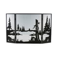 thumbnail image 1 of Meyda Tiffany 81150 Fire Place Screen From The Quiet Pond Collection - Bronze, 1 of 1