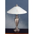 thumbnail image 1 of Meyda Tiffany 81327 Two Light Table Lamp - Nickel, 1 of 1