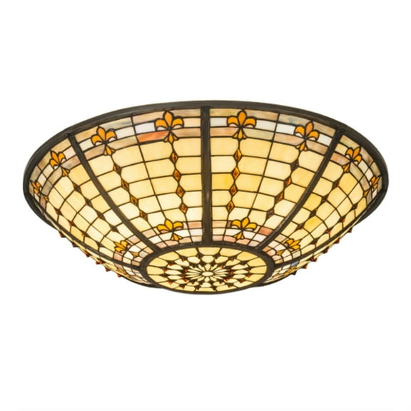 Meyda Tiffany 81544 Fleur-De-Lite 6" Tall Lamp Shade