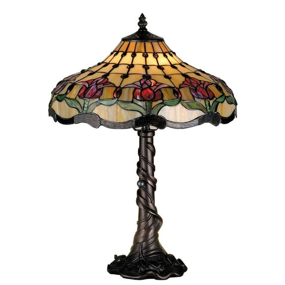 Meyda Tiffany 82319 1 Light Table Lamp - MultiColor