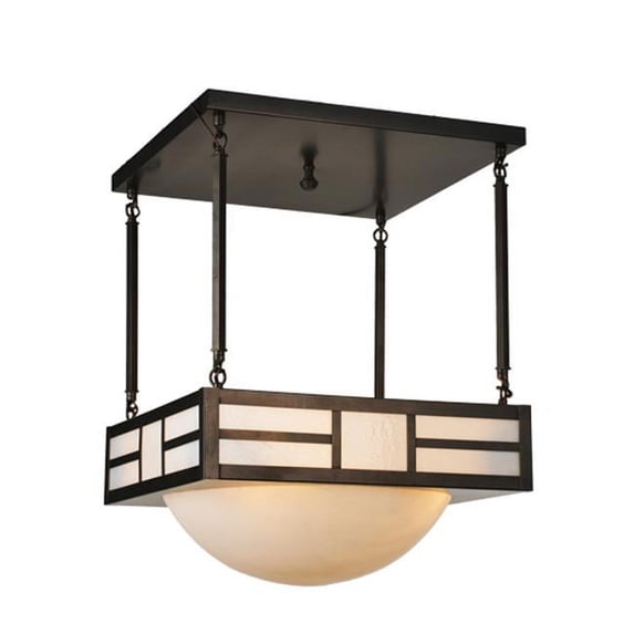 Meyda Tiffany 82508 Buena Park 4 Light 18" Wide Pendant - Brown