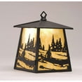 thumbnail image 1 of Meyda Tiffany 82642 8" Wide 1 Light Wall Sconce - Black, 1 of 2