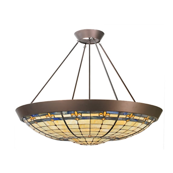 Meyda Tiffany 82880 10 Light 52" Wide Mini Pendant - Bronze