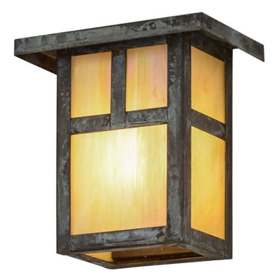Meyda Tiffany 89636 Hyde Park 6" Tall Wall Sconce - Verdigris