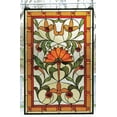 thumbnail image 1 of Meyda Tiffany 98229  Picadilly Stained Glass Window in Copperfoil finish with Amber Jewels, 1 of 2