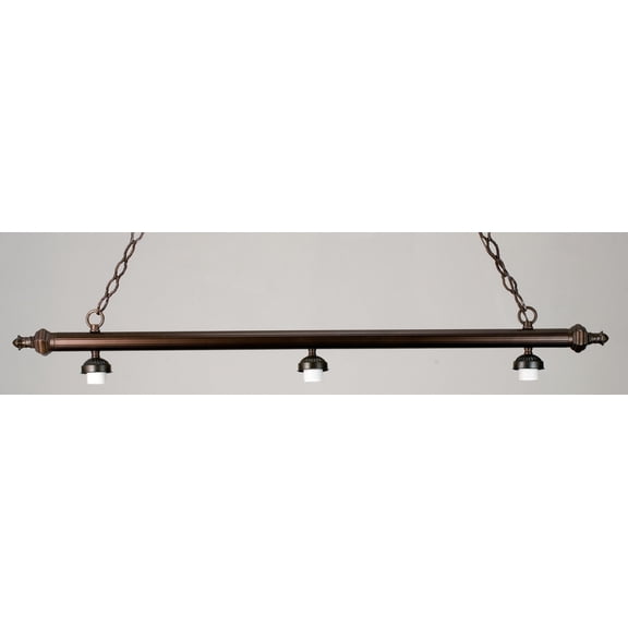 Meyda Tiffany 98718 Ribbed 3 Light 47" Wide Linear Chandelier - MultiColor
