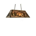 thumbnail image 1 of Meyda Tiffany 99025 33" L Mountain Range Island / Billiard Fixture - Copper, 1 of 3