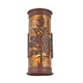 thumbnail image 1 of Meyda Tiffany 99147 Tamarack 5" Wide 2 Light Wall Washer - Brown, 1 of 4