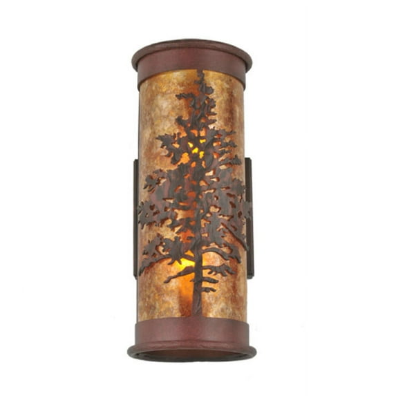 Meyda Tiffany 99147 Tamarack 5" Wide 2 Light Wall Washer - Brown