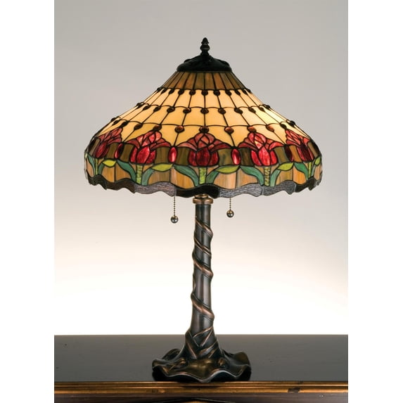 26" High Colonial Tulip Table Lamp