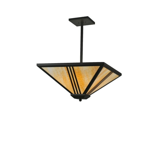 Meyda Tiffany 99751 4 Light 34" Wide Pendant - Bronze