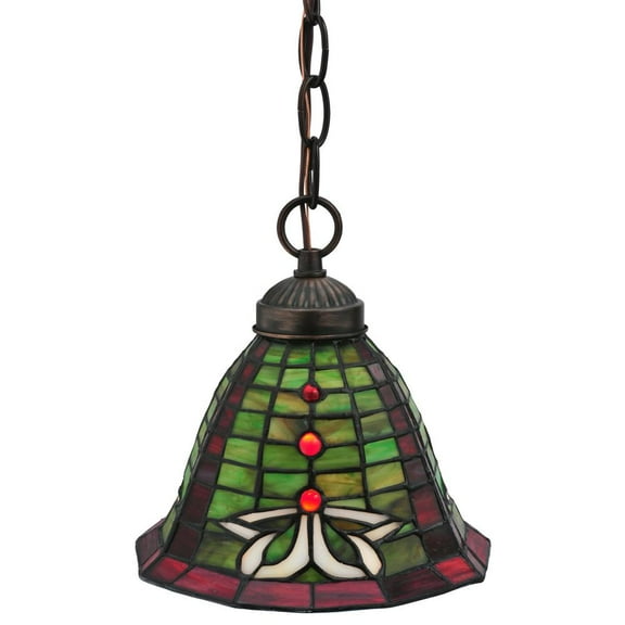 Meyda Tiffany Dublin 1 Light Mini Pendant