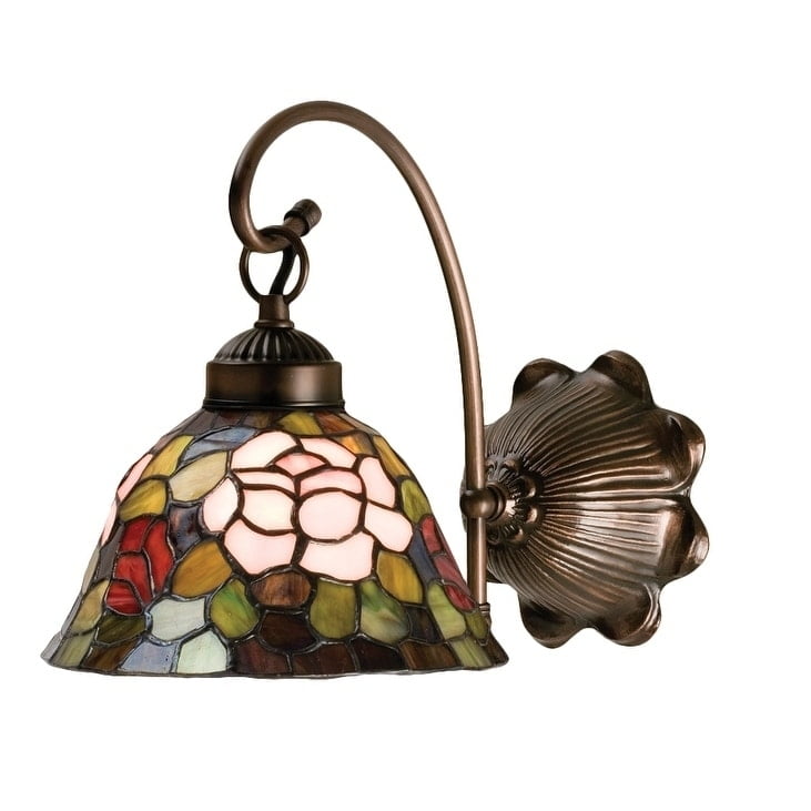 Bronze and Black Direct Wired Electric Sconce