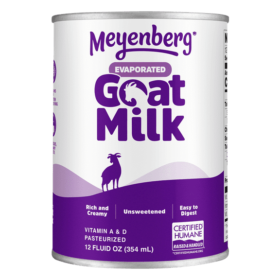 Meyenberg Evaporated Vitamin D Goat Milk Unsweetened, 12 fl oz