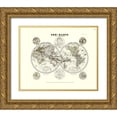 thumbnail image 1 of Meyer 24x20 Gold Ornate Wood Framed with Double Matting Museum Art Print Titled - World - Meyer, 1 of 4