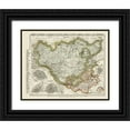 thumbnail image 1 of Meyer 32x26 Black Ornate Wood Framed with Double Matting Museum Art Print Titled - Holstein Lauenburg Lubeck Hamburg Germany, 1 of 4