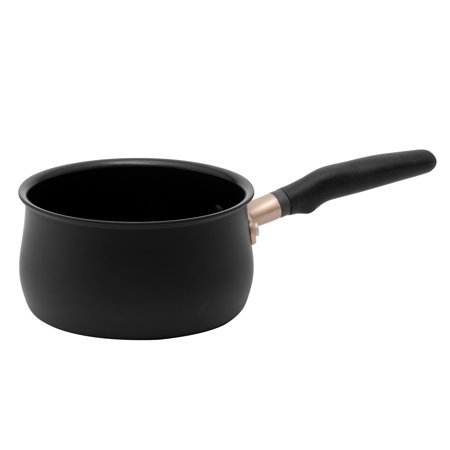 Meyer Accent Series Hard Anodized Nonstick Induction Sauce Pan, 2-Quart, Matte Black