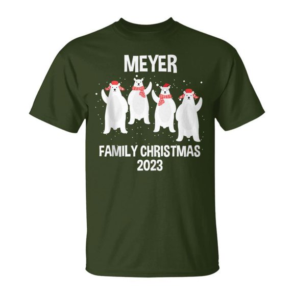 Meyer Family Name Meyer Family Christmas TShirt