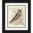 thumbnail image 1 of Meyer, H.L. 20x24 Black Ornate Wood Framed with Double Matting Museum Art Print Titled - Meyer Long-Eared Owl, 1 of 4