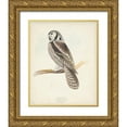 thumbnail image 1 of Meyer, H.L. 26x32 Gold Ornate Wood Framed with Double Matting Museum Art Print Titled - Canada Owl, 1 of 4