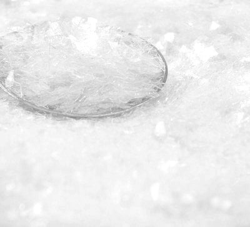 Meyer Imports Crushed Glass Glitter for Arts and Crafts - Broken Glass German Glitter for Resin Craft Art / Tumblers/ Nail Art / DIY Jewelry Making Decoration - 8 OZ Bag - White