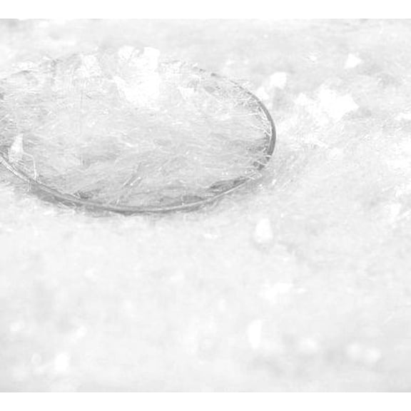 Meyer Imports Crushed Glass Glitter for Arts and Crafts - Broken Glass German Glitter for Resin Craft Art / Tumblers/ Nail Art / DIY Jewelry Making Decoration - 8 OZ Bag - White