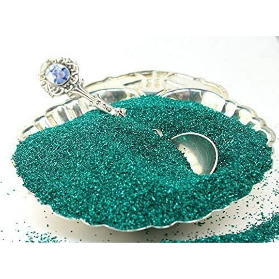 Meyer Imports Imported Sparkly German Glass Glitter Most Popular Grain Size Multicoloured 1 Oz (Emerald Green)