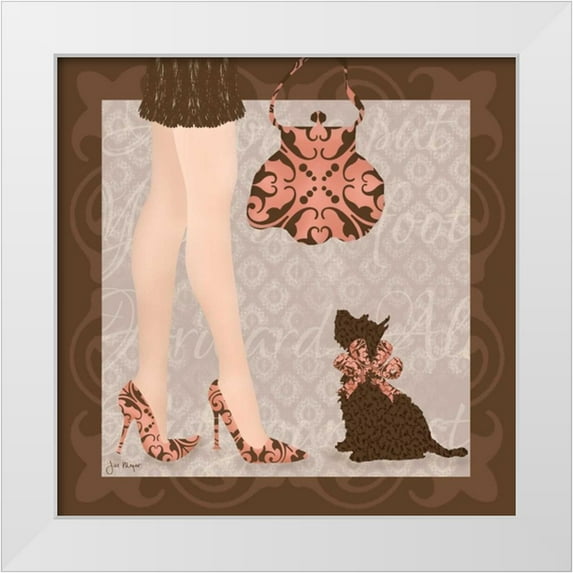 Meyer, Jill 15x15 White Modern Wood Framed Museum Art Print Titled - Best Foot Forward I