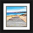 thumbnail image 1 of Meyer, Jill 20x20 Black Ornate Wood Framed with Double Matting Museum Art Print Titled - Pier Review, 1 of 4