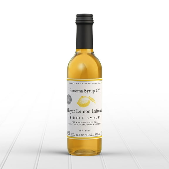 Sonoma Syrup Co Meyer Lemon Infused Simple Syrup 12.7 oz
