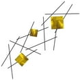 thumbnail image 1 of Meyerdirk Art Pickup Stix Metal Decor, Candy Yellow, 1 of 2